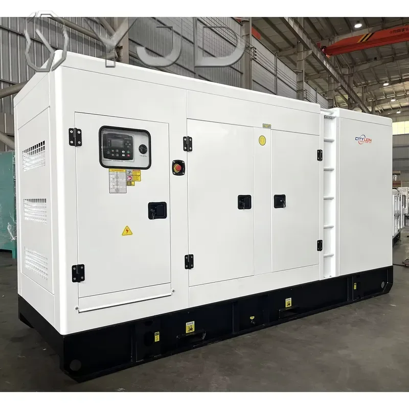 Factory Direct 50Hz Water Cooled Genset 375 KVA 300KW Silent Generator with Auto Start Marine Application