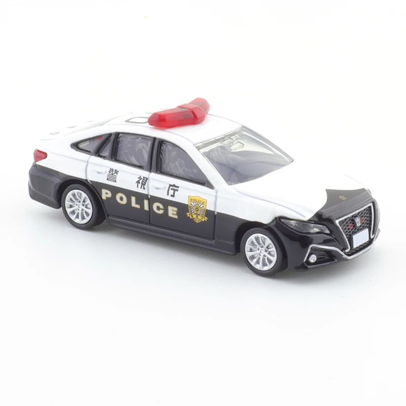 TAKARA TOMY TOMICA Premium 10 Toyota Crown Police Car Diecast Automotive Model Ornaments Cas Toys Gift Decorations