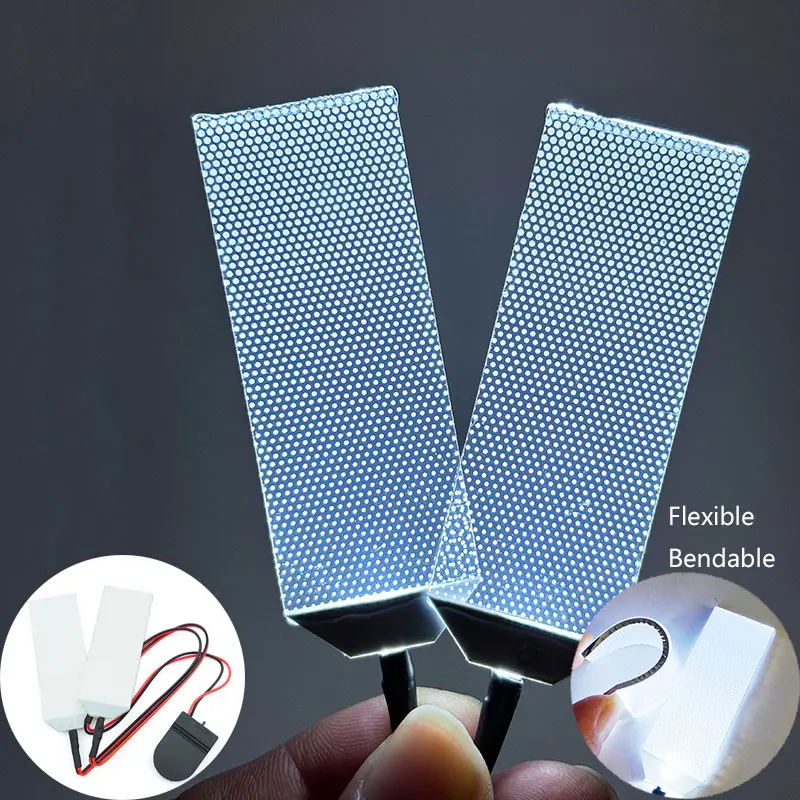 Flexibele buigbare DIY LED-lichtogenkits voor Iron Man Halloween-helmmasker Ooglicht Cosplay-accessoires kunnen bijgesneden rekwisieten