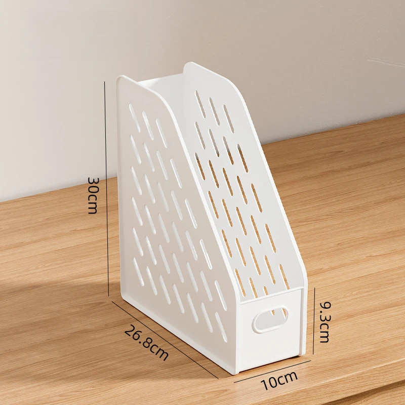 Creative Bookshelf Desktop Vertical Book Desk Shelf Desk Storage Box Simple Book Stand File Organizing Rack