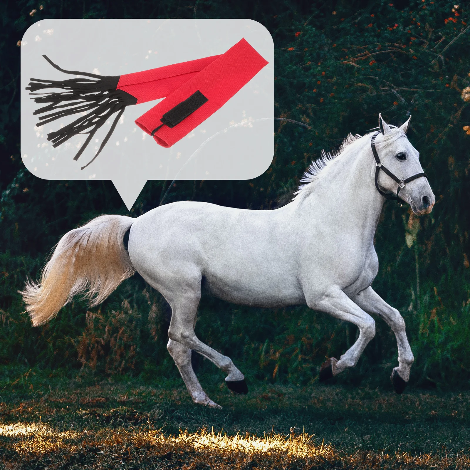 

Soft Protector Bag Reusable Non-Woven Fabric For Horse Decoration Protection Farm Supplies Pouch For Cattle Cow Tail Durable