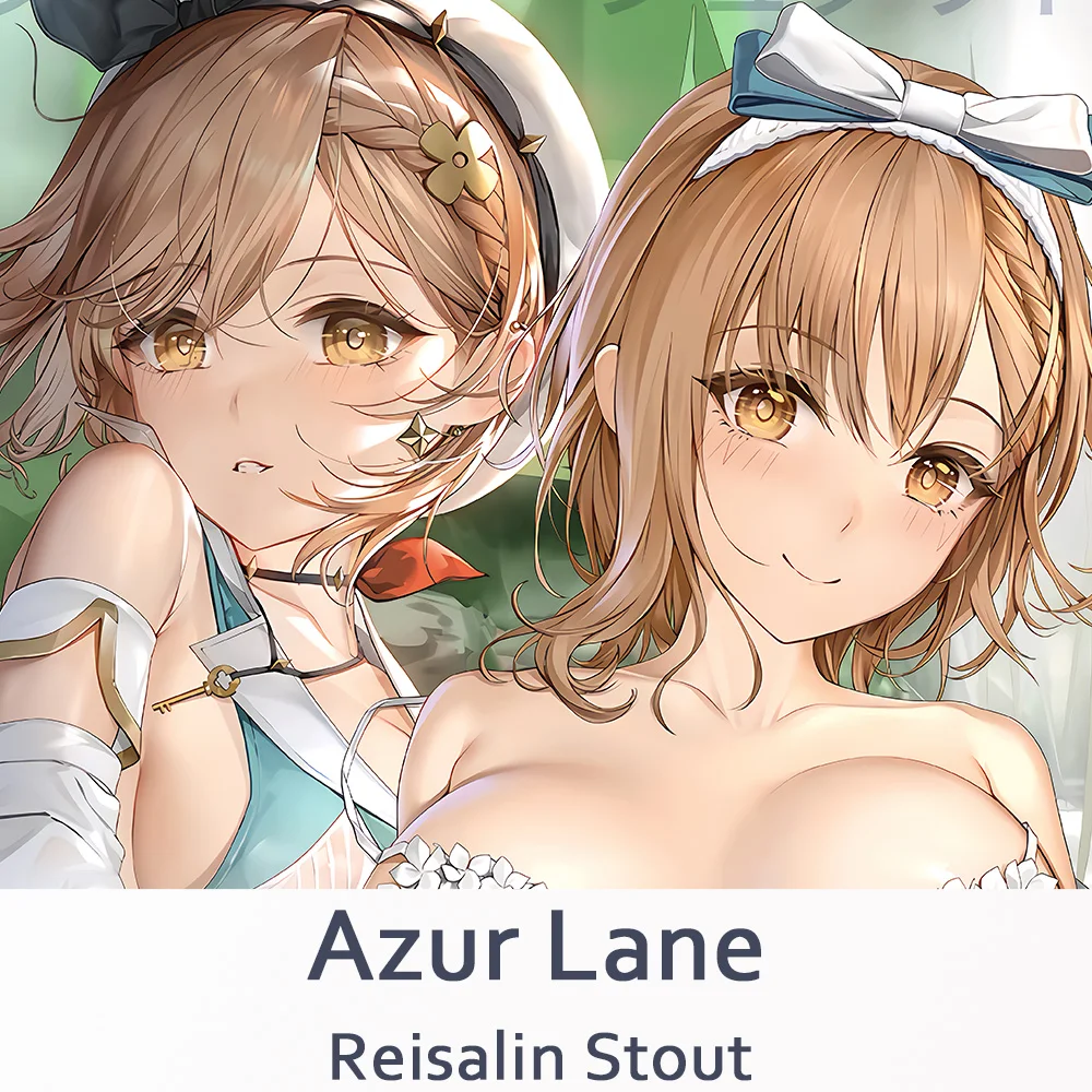 

Anime Game Azur Lane Reisalin Stout Dakimakura 2WAY Peach Skin Hugging Body Pillow Case Otaku Pillowcase Cushion Cover