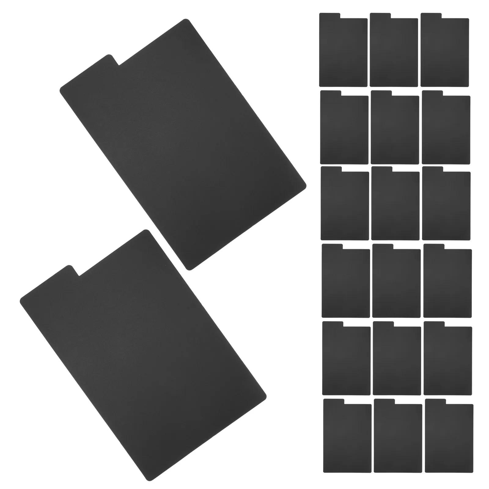 

20 шт. разделителей для виниловых пластинок, черные пластиковые разделители в стиле индексных карточек для сортировки и защиты альбомов на полках