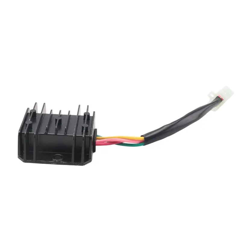 M46K-Universal 4 Wire Full Wave Black Motorcycle Regulator Rectifier 12V DC Bike Quad