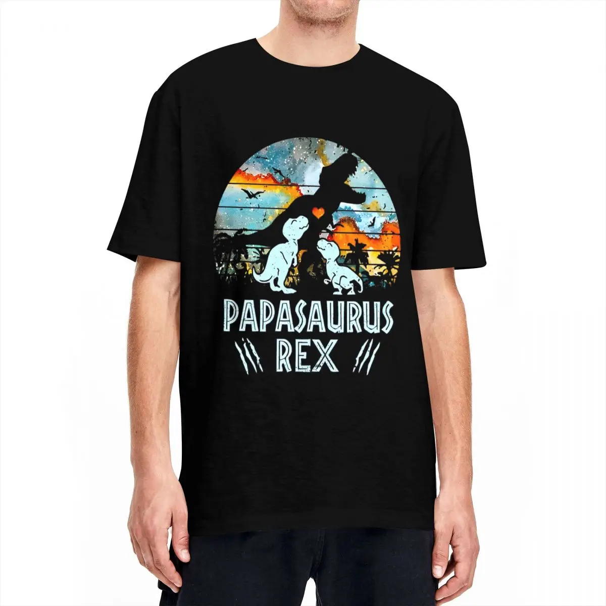 Haikyuu T-Shirt Blue Earth 2 Papasaurus Rex Cotton T-Shirts Novelty Tee Shirt for Couple Summer Awesome Design Short Sleeve Tees