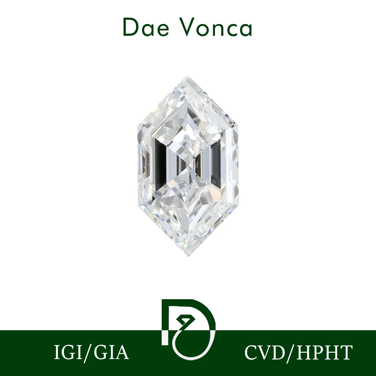 

IGI Certified Elongated Hexagon Cut Lab Grown Diamond 0.5CT TO 2.0CT Hexagonal Loose Diamond For Rings & Pendants