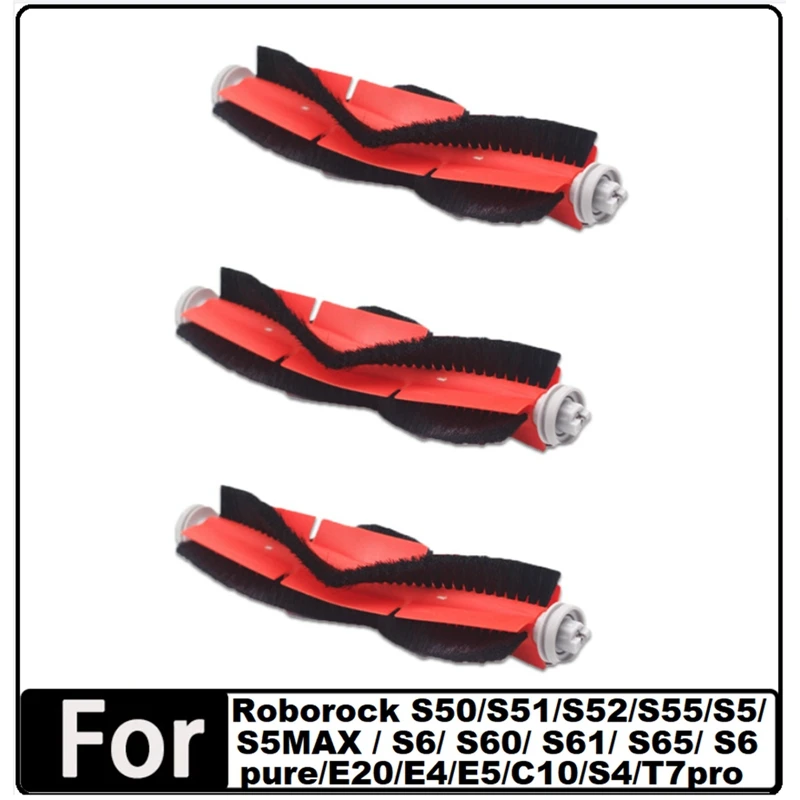 แปรงหลักสําหรับ Xiaomi Mijia 1S Roborock S50/S51/S52/S55/S5/S5MAX/S6/S60/S61/S65/S6 บริสุทธิ์/E20/E4/E5/C10/S4/T7pro หุ่นยนต์