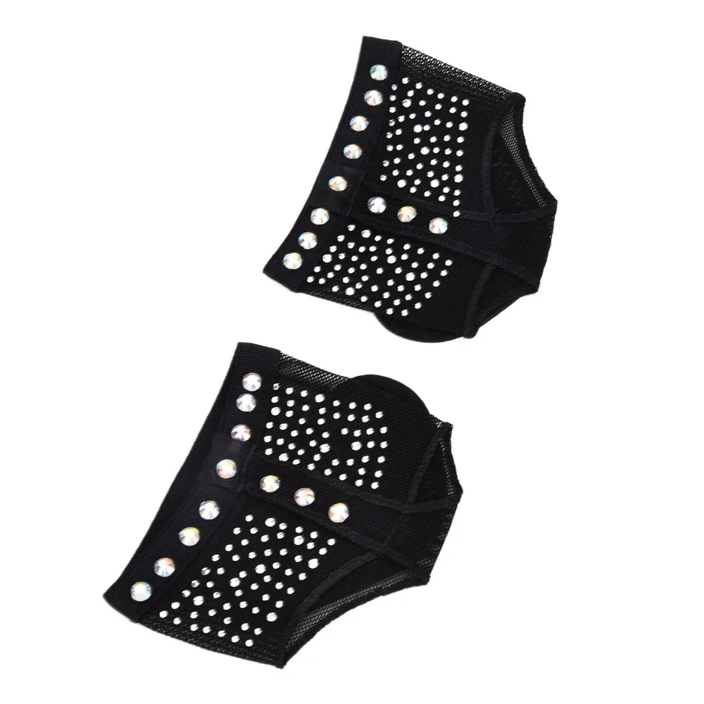 2pcs Bare Foot Undies Black Dance Paws Pad Soft Elastic Comfortable Protection Ballet Dance Shoes Dance Toe Pad Ballet Practice