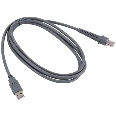 LS2208 스캔 건 데이터 케이블, USB RJ48 RJ50 인터페이스 스캐닝 장치 케이블, Zebra Xunbao Motorola Honeywell Delijie에 적합