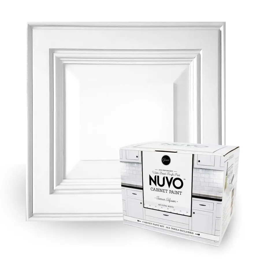 

Titanium Infusion Cabinet Makeover Kit Easy DIY 7Piece Set, Brilliant White, LongLasting Finish