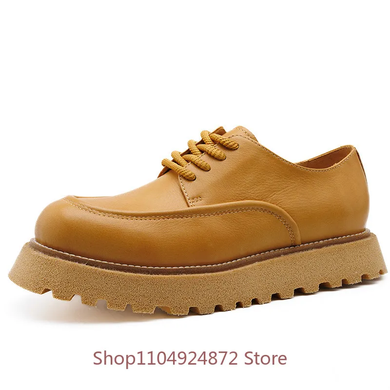 

Мужские дизайнерские туфли класса люкс из натуральной кожи, повседневные, на толстой подошве, увеличивающие рост, черные, низкие, дышащие, кожаные мужские туфли