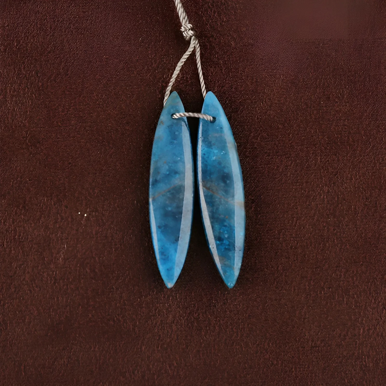 

Натуральный синий апатит, кристалл, маркиза, драгоценный камень, серьги, бусины, полудрагоценные камни, ювелирные аксессуары