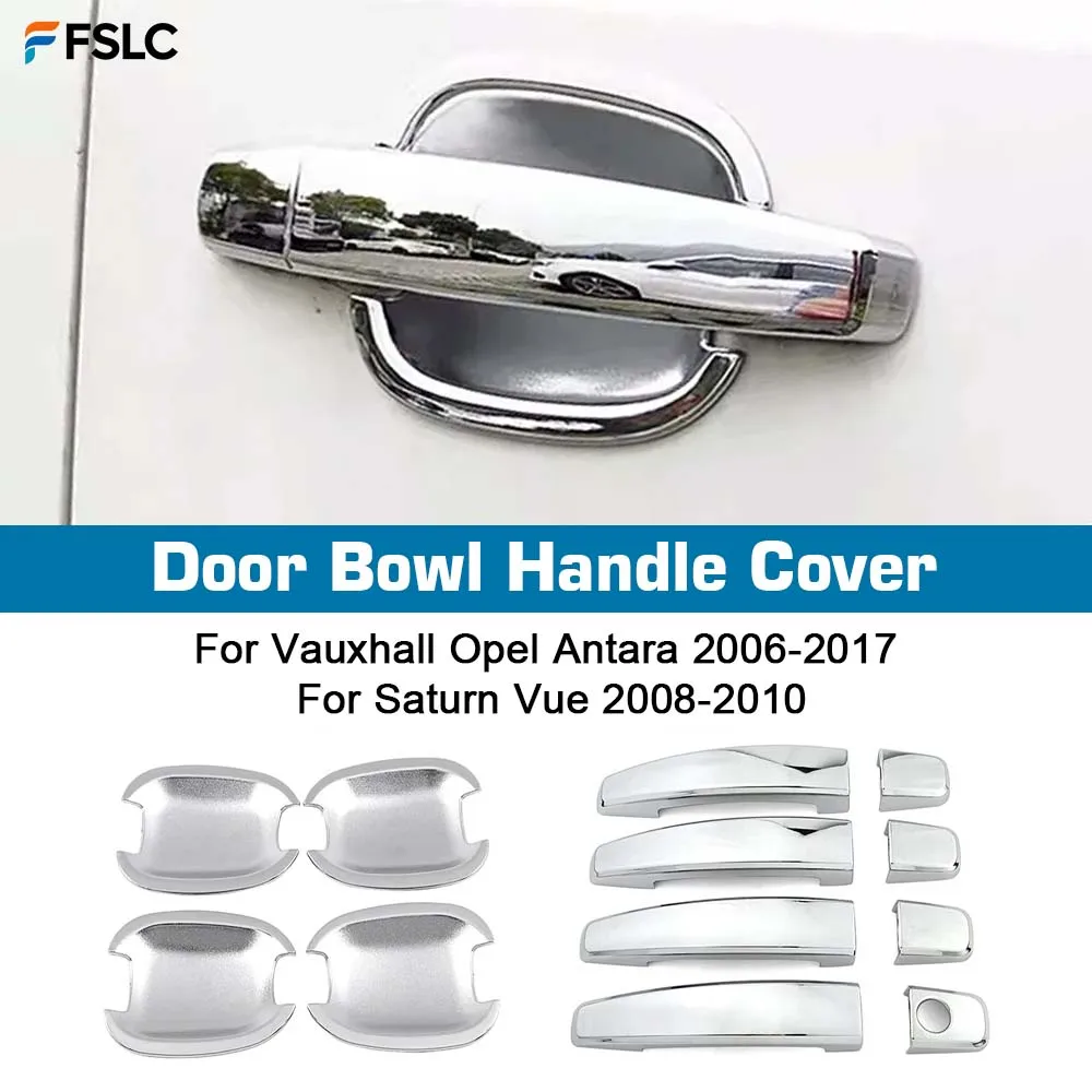 

⭐Genuine⭐ Car Upgrade Decoration Door Bowl Handle Cover For Vauxhall Opel Antara 2006-2017 For Saturn Vue 2008-2010 Accessories