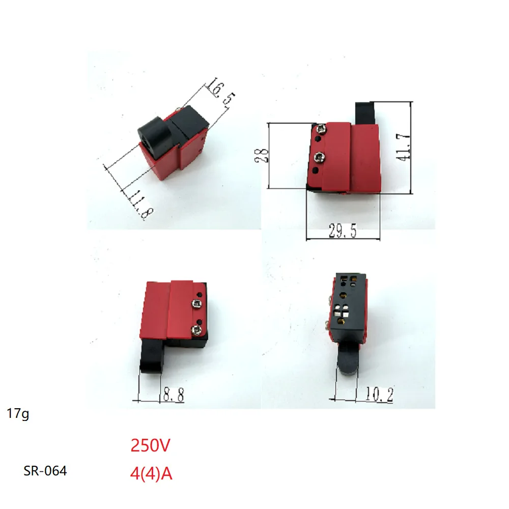 For 220V Foot Switch Compatible with For mill Hoist and Angle Grinder - Plastic Foot Pedal Control for Hands-Free Operation