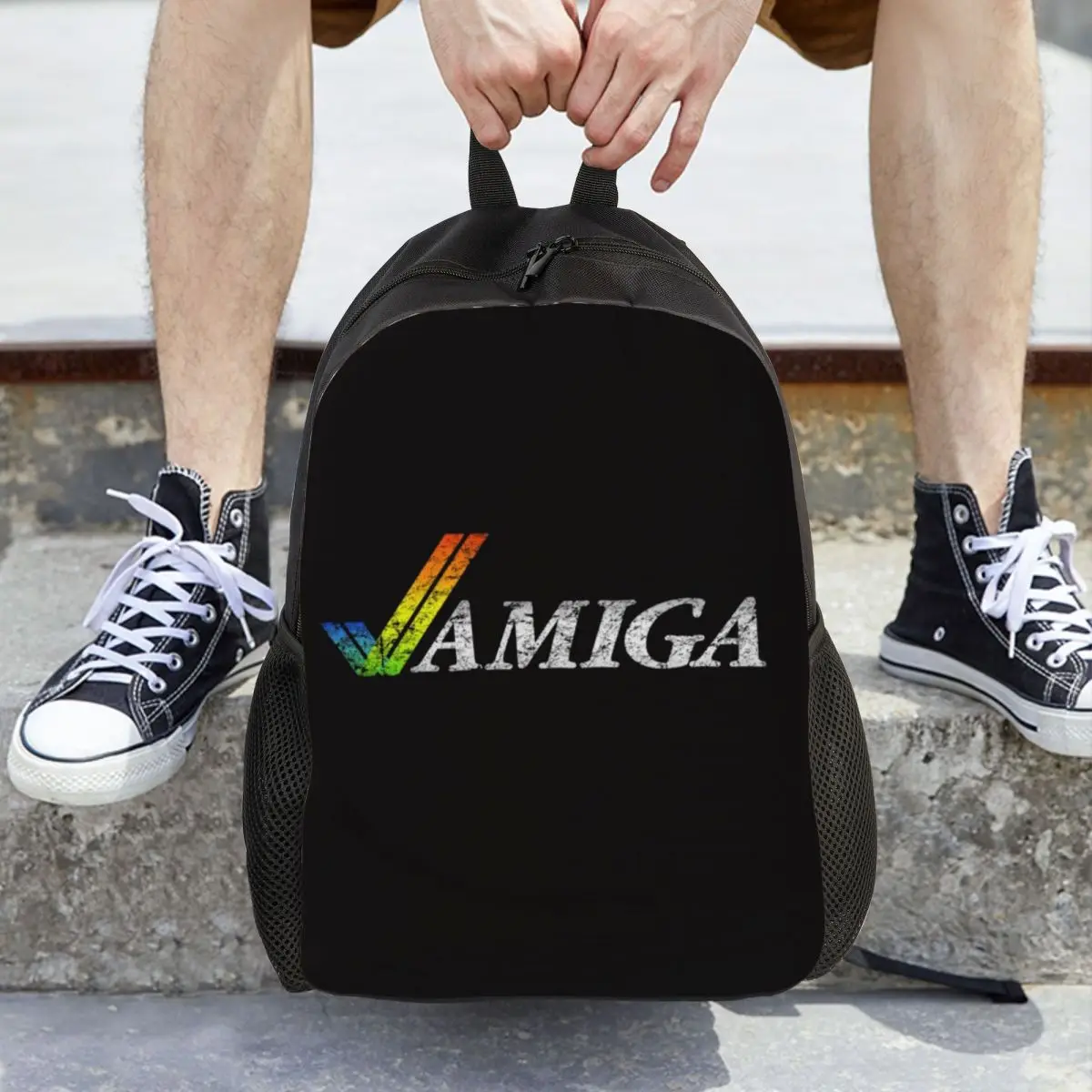 

Игровой рюкзак Amiga, вместительный рюкзак для детей, школьная сумка, сумки через плечо для мужчин и женщин