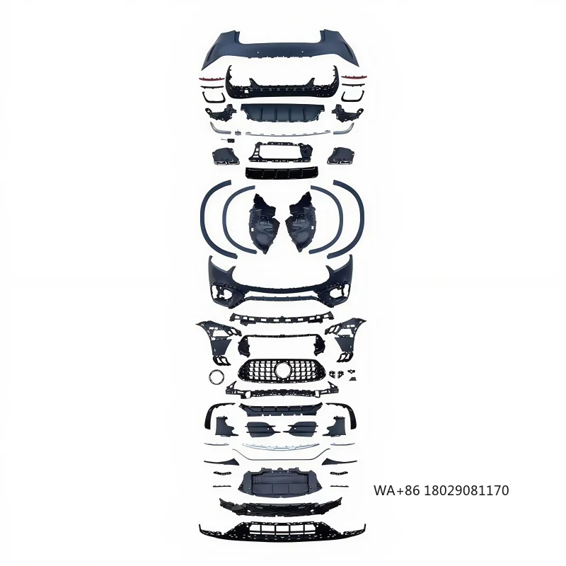 

Подходит для Mercedes Benz GLC260 300 W254, модифицированный AMGGLC63s, решетка переднего бампера, колесо, брови, хвост, губа, хвост, обзор горла