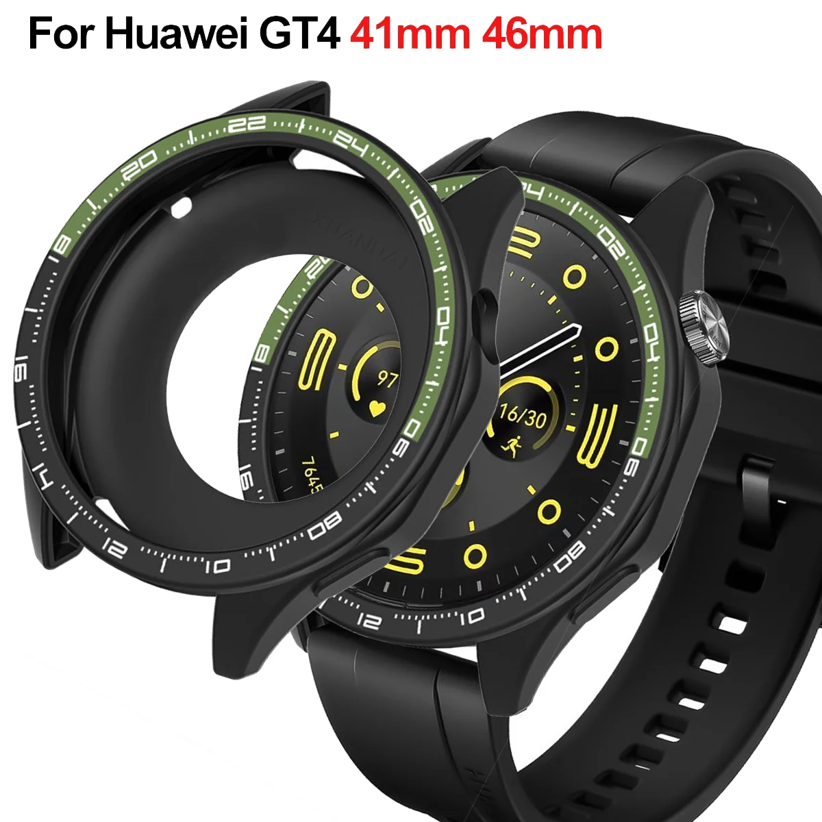 �y�Z�[�����zHuawei Watch�p�\�t�g�V���R���P�[�X,�_��őϋv���̂��钆�󎞌v�P�[�X,�A�N�Z�T���[gt 4,46mm