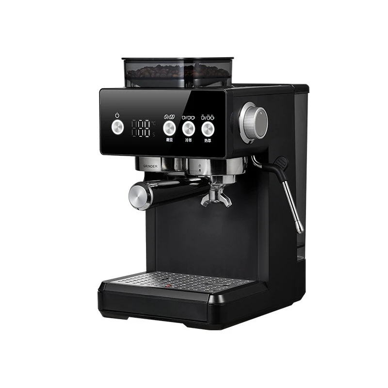 Hot and cold brew 1.2-1 coffee machine steam milk foam Italian semi-automatic home