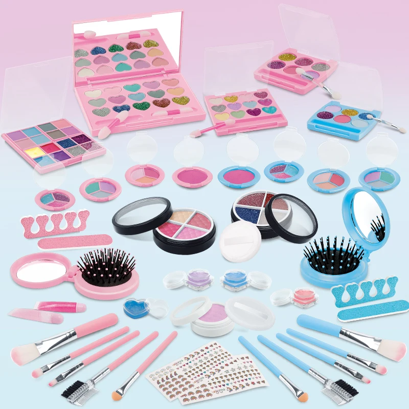 2022 1PC Pretend Play Make Up Toy Simulation Cosmetic Makeup Set Princess Play House Kids Educational Toys for Girls Gifts