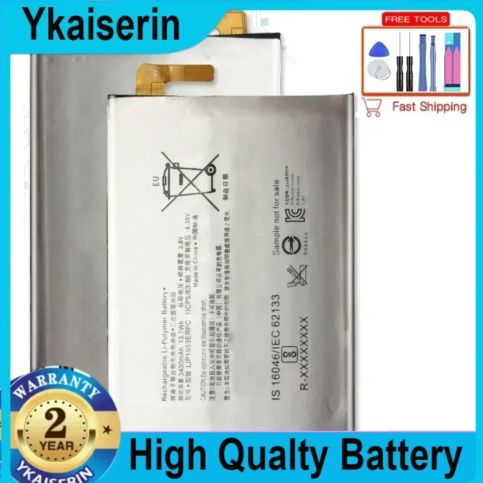 Battery for Sony Xperia XA2 Ultra G3421 G3412 XA1 Plus Dual H4213 High Quality LIP1653ERPC 3430mAh Battery Bateria + Tools