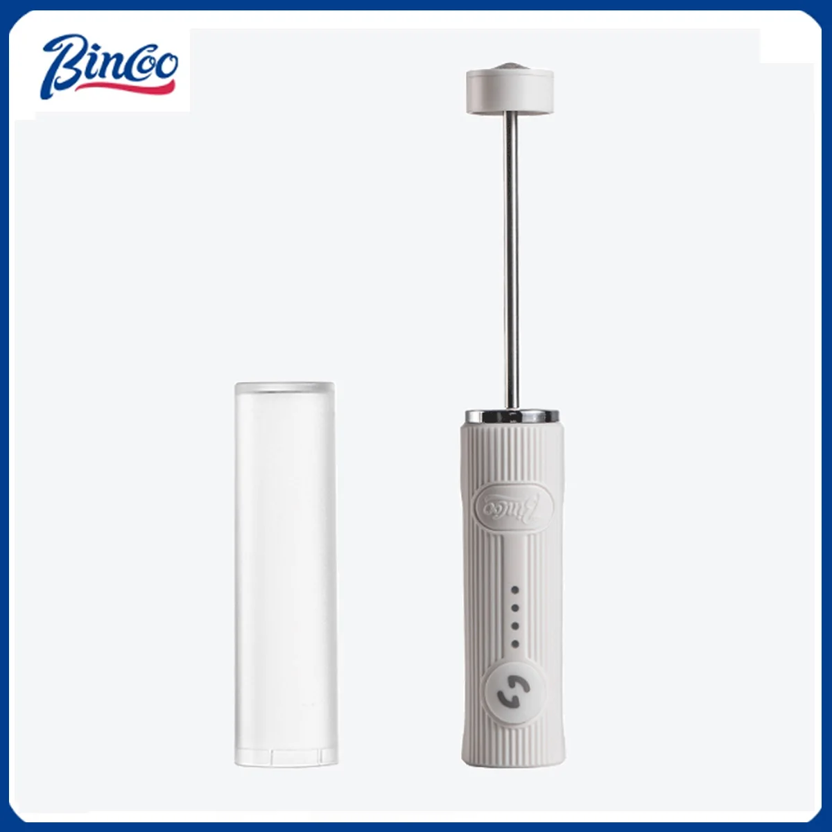 

Bincoo Coffee Frother USB Rechargeable 2 Speeds Foam Maker Coffee Milk Mixer Electric Handle Blender Egg Beater Cooking Tools