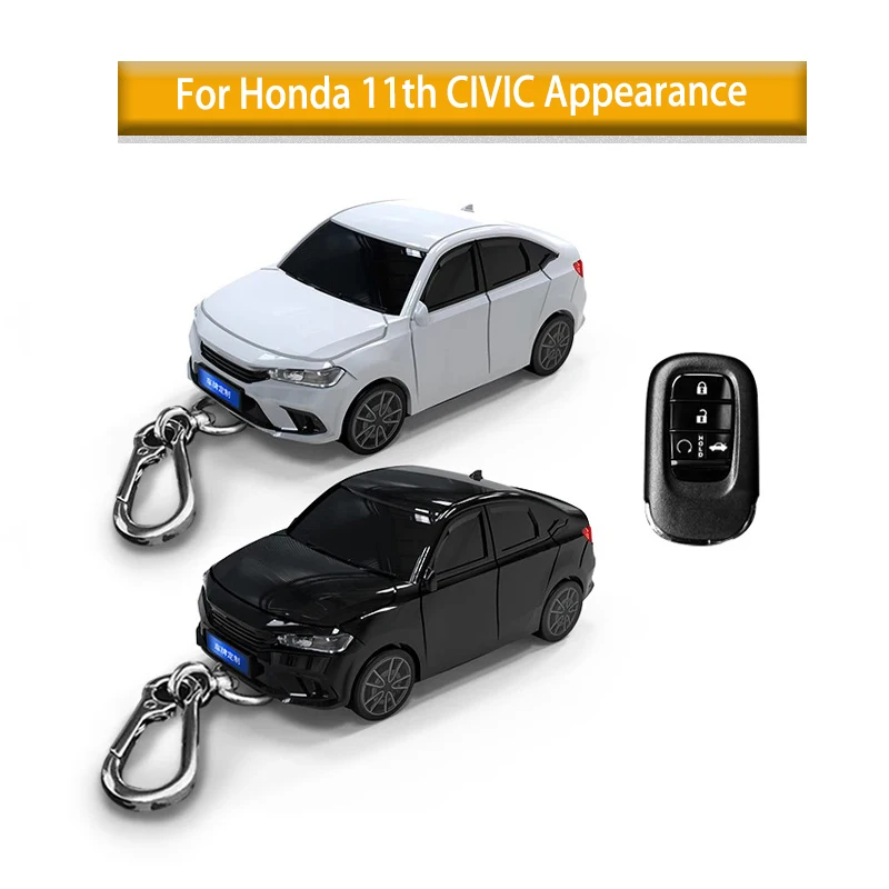 For Honda 11th Generation 11 Civic for Honda Civic 2022 2023 2024 Smart Remote Car Key Case Cover Fob Holder Bag Accessories