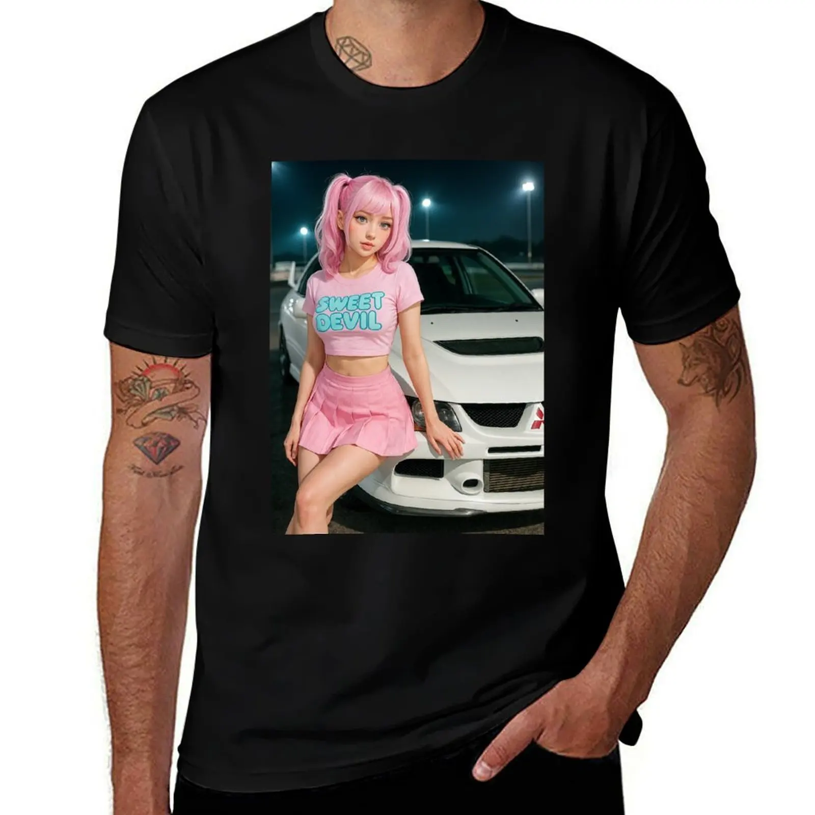 

Turbo Trouble – Evo IX E-Girl Racer Shirt T-Shirt quick-drying plus sizes clothing for men