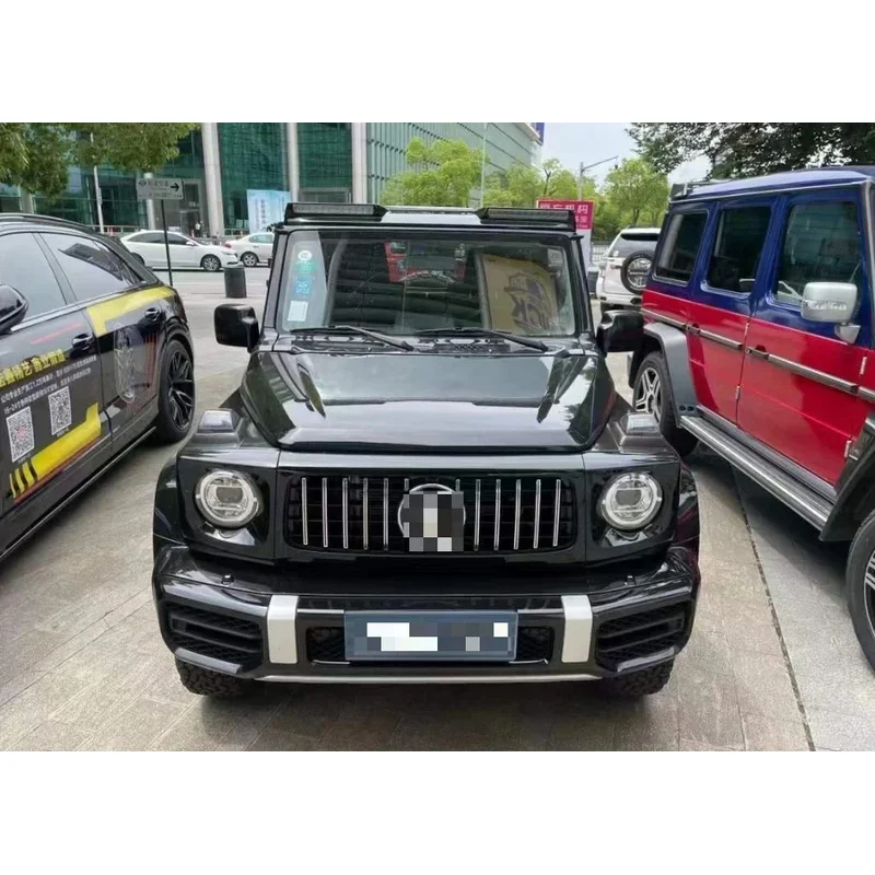 طقم هيكل عالي الجودة لجيمي 19-22 ترقية G63 المصد الأمامي المصد الخلفي مصبغة هود المصدات Peect صالح مجموعات الجسم #2