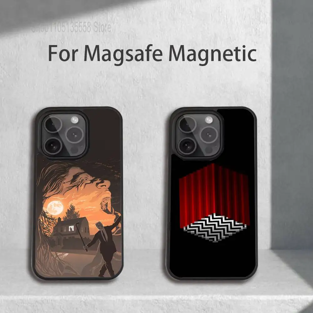 

Чехол для телефона Twin Peaks Fire Walk With Me для IPhone 17,16,15, Pro, Max, Air,14, Plus, 13,12,11, чехол Magesafe с беспроводной зарядкой