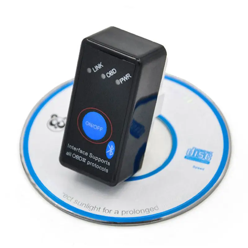 Car fault diagnosis detector, with switch Bluetooth ELM327 obd2 driving computer code elimination