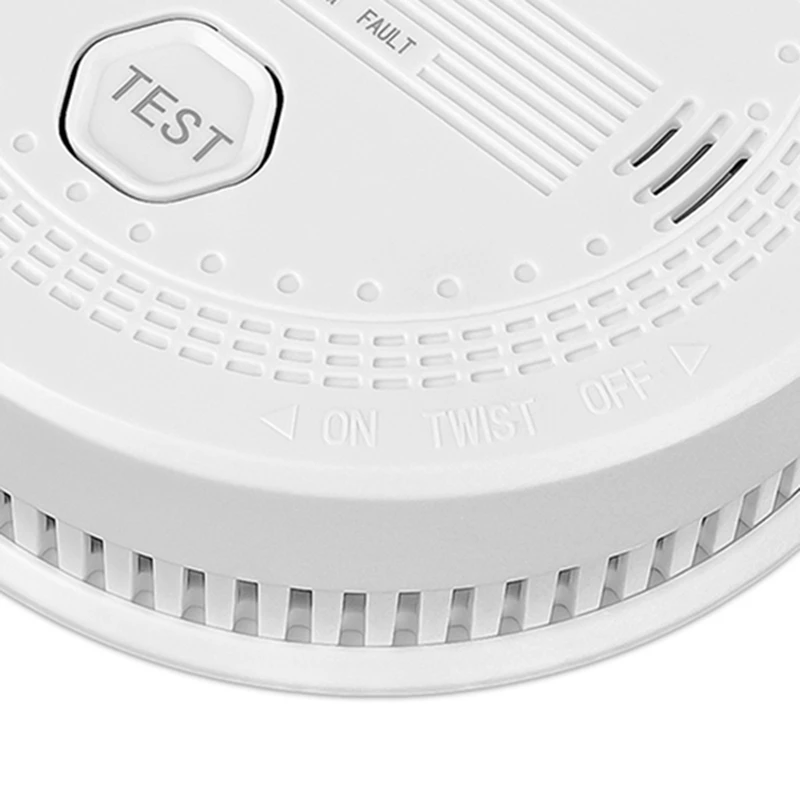 FULL-SC06 CO & Smoke Detector Alarm Carbon Monoxide Detector CO Sensor With Sound + Flash Warning For Home Kitchen