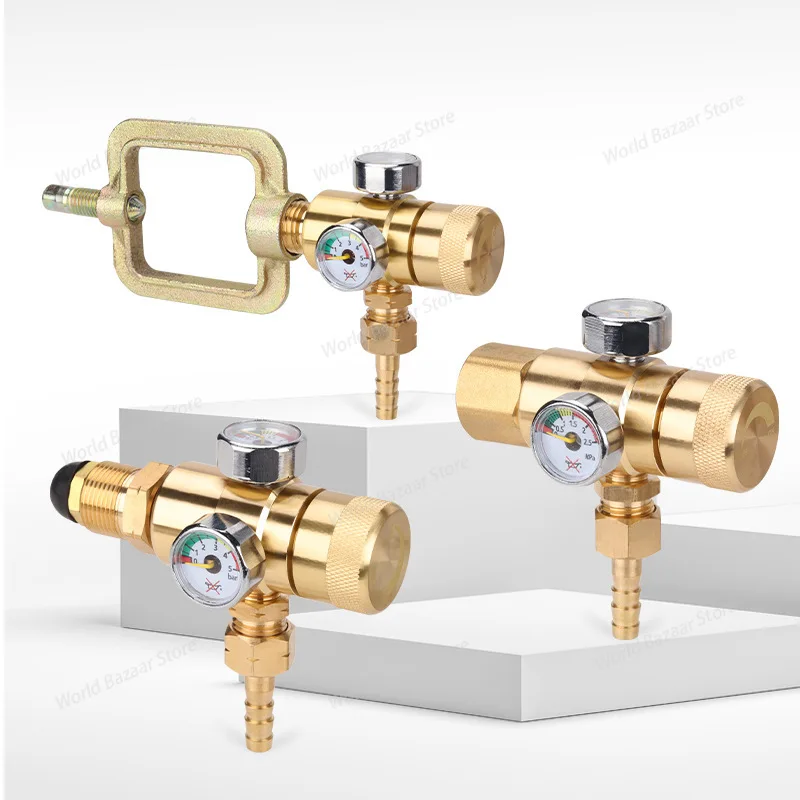 

Мини-регулятор кислорода из сплава, регуляторы давления кислорода, клапан G5/8, редуктор давления кислорода, счетчик газа для сварки падения