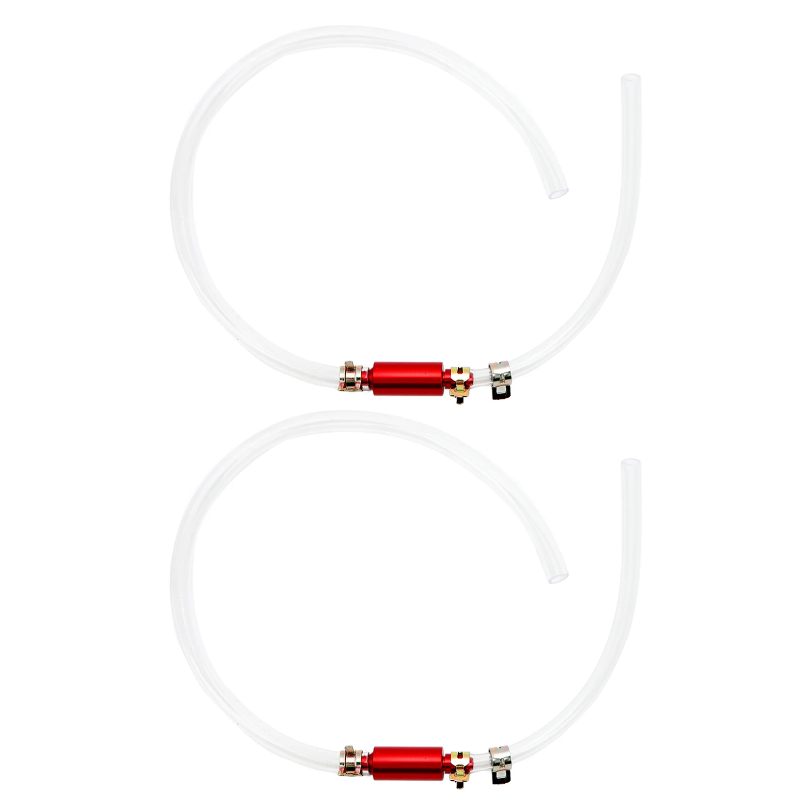 1 Pair 6mm Brake Bleeder Hose with One Way Check Valve Motorcycle Car Brake Clutch Bleeding Tool Kit Brake Fluid Bleeder Hose - view 6