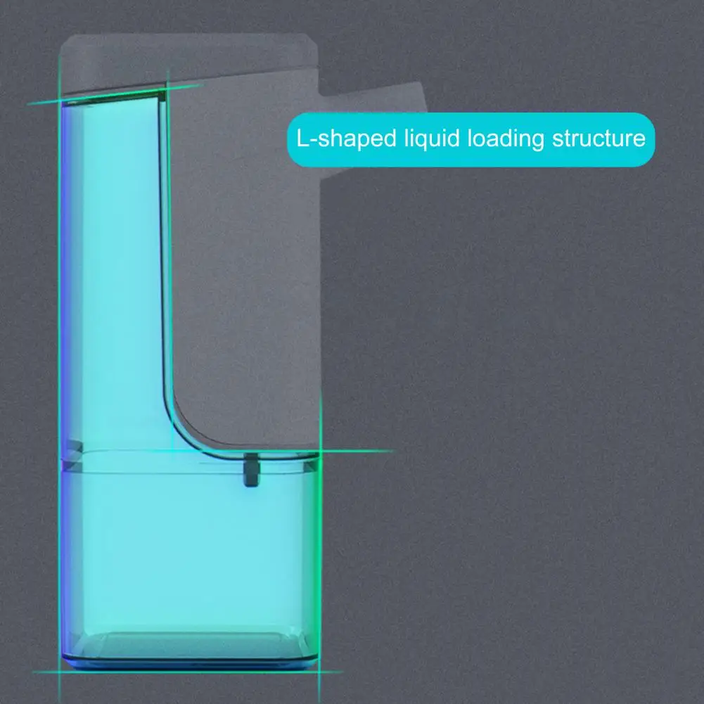 Dispenser di sapone in schiuma riutilizzabile creativo Dispenser di sapone a induzione intelligente a parete di grande capacità Touchless