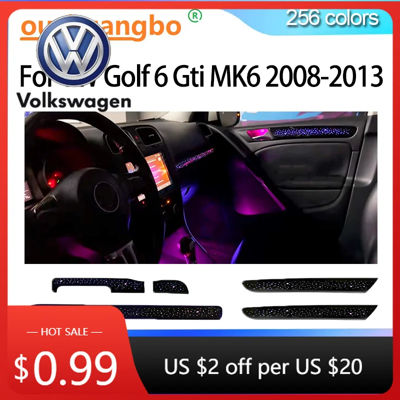 

Новинка 2026: Атмосферная подсветка VOLKSWAGEN Ouchuangbo для VW Golf 6 GTI MK6 2008-2013 – лампа-подсветка для создания эмоциональной атмосферы