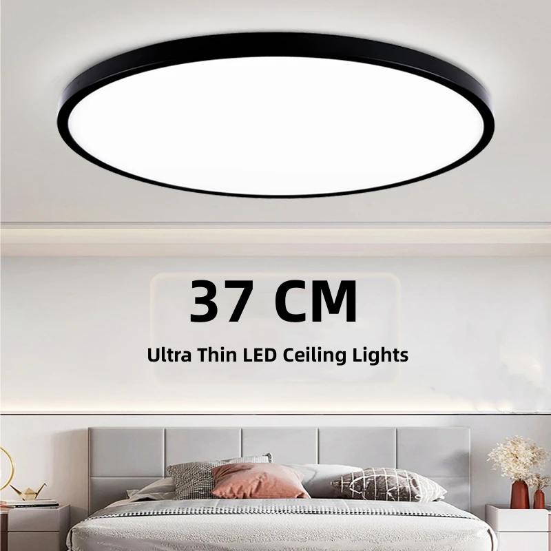 

LED Ceiling Light 220V Ultra Thin Modern Ceiling Lamps for Living Room Bathroom Bedroom Kitchen Surface Mounted LED Lights