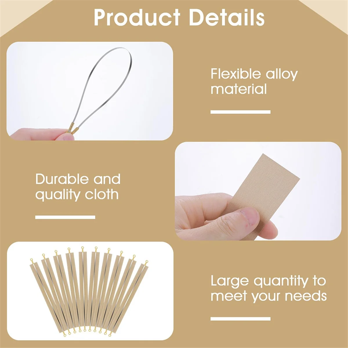 

ATJ6 10Pcs Impulse Sealer Replacement Parts 12Inch Heat Seal Strips Replacement Elements Grip Impulse Sealer Heating Element