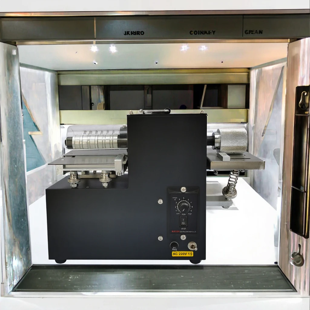 Motorized Leather Belt Edge Folding Machine for Handmade Leather Craft Belt Making Tools Equipment