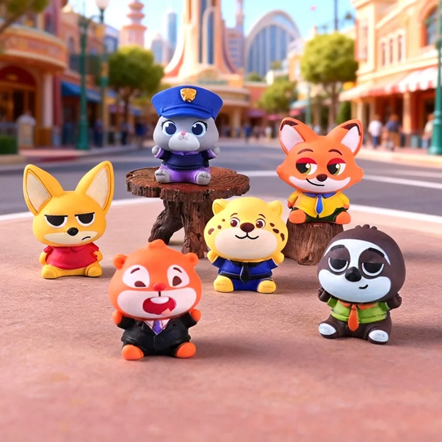 

Коллекционная фигурка животного из смолы Zootopia: модный декор и украшение в виде игрушки-сюрприза
