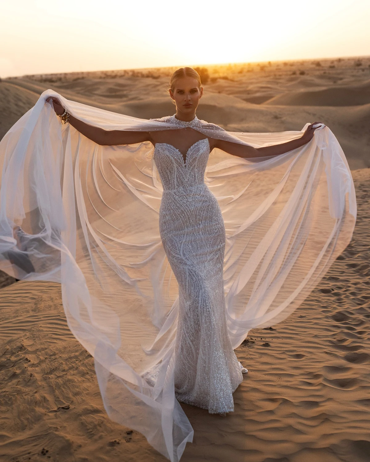

Sparking Mermaid Evening Dresses Trumpet Sweetheart Sequins Beading Lace Backless Bridal Party Special Occasion Gown Customized