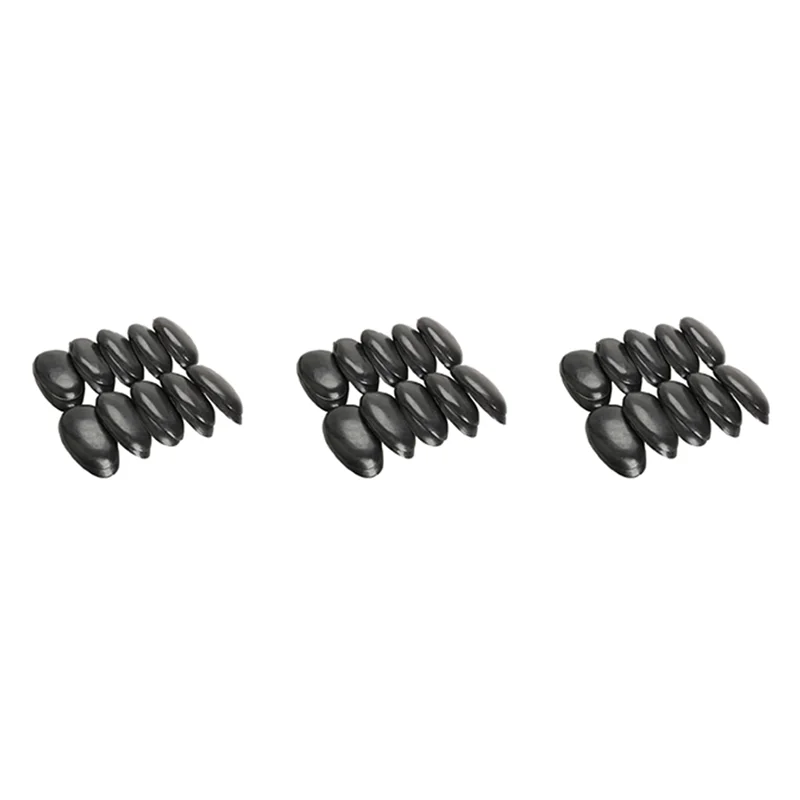 

30 Pairs Black Plastic Hairdressing Dye Coloring Ear Cover Shield Protector-B27C