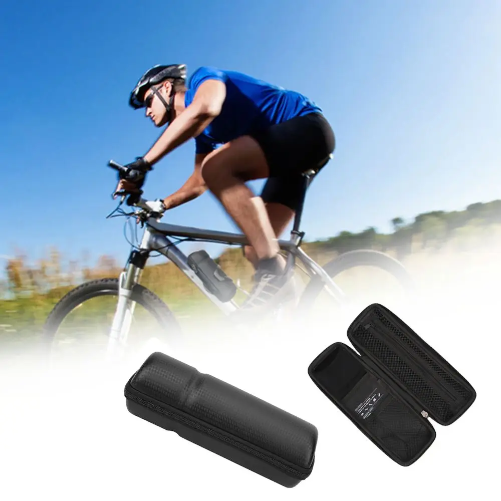 Black Bike Frame Bag Sealed Zipper EVA Bike Kettle Bag Multi Function Available in Various Sizes Bike Repair Tool Bag