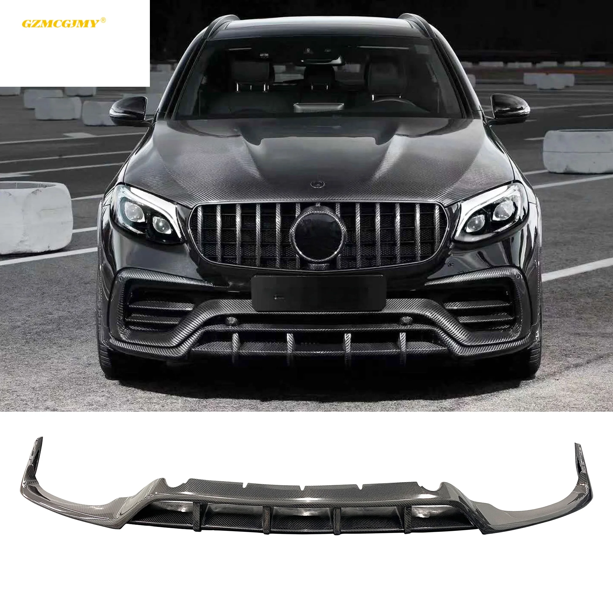 

Topcar Carbon Front Lip For Mercedes-benz X253 Glc63 Suv Coupe Bumper Splitter Fitment