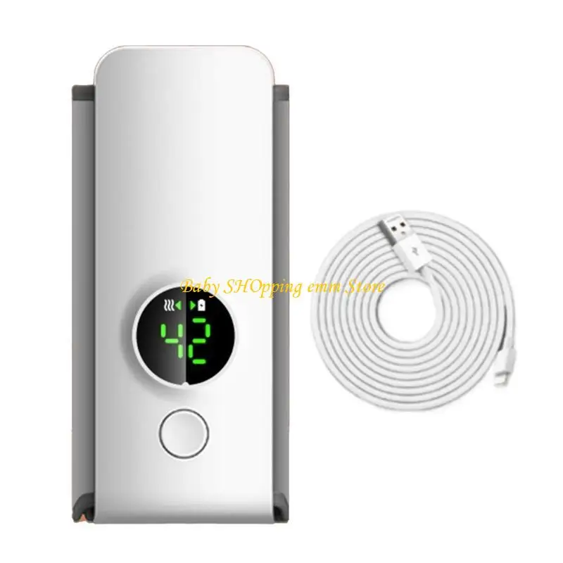 

23GD Efficient Travel Bottle Warmer for Baby Quick Heating Portable Milk Warmer Handy Cordless Bottle Warmer for Baby