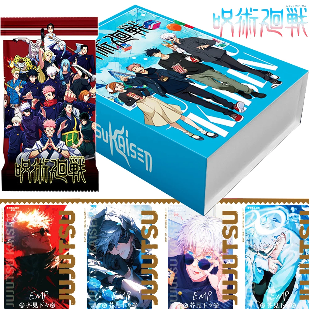 

Wholesale Jujutsu Kaisen Cards Satoru Gojo Geto Suguru Friendship Trammels Intimate Partner Transparent Card Children Gifts Toys