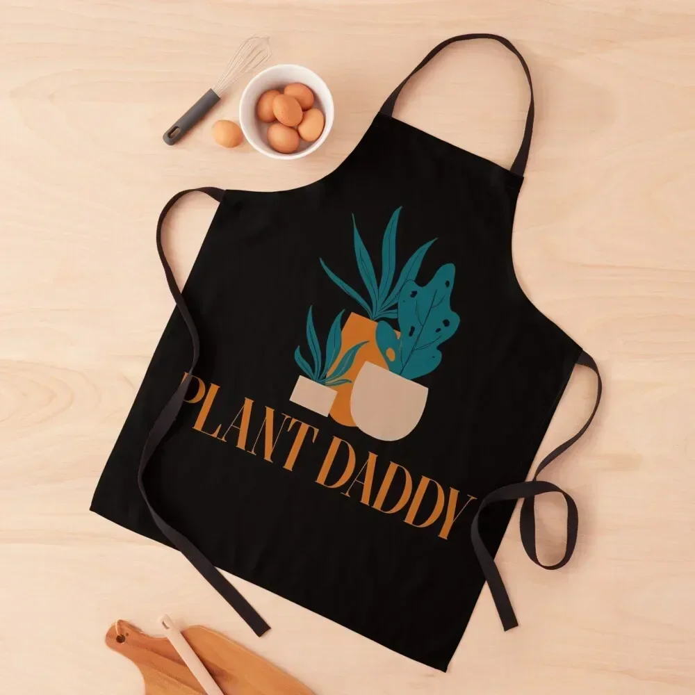 

Plant Daddy Apron chef costume kitchen clothes for men men's barbecue Kitchen Accessories 2022 Apron