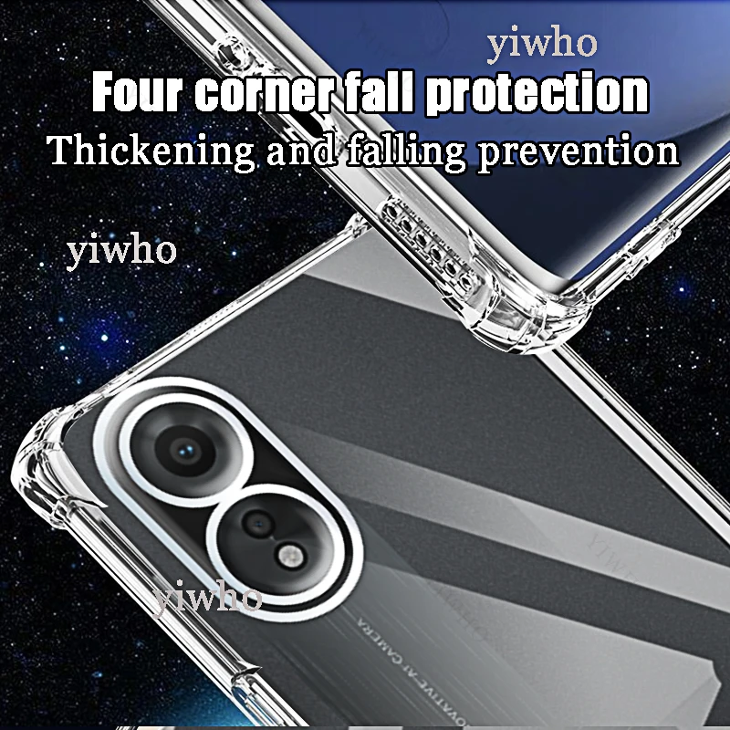 Clear Soft Case for Oppo A38 A18 A79 A78 A58 A78 4G 5G Phone Case Transparent Back Cover Ultra Slim Skin A 38 18 58 78 98 79