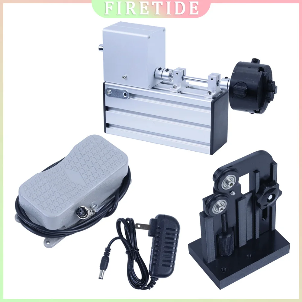 

DIY Electric Fishing Rod Epoxy Rotary Applicator Micro Winding Resin Gluing Machine for Luya Rod Building & Repair