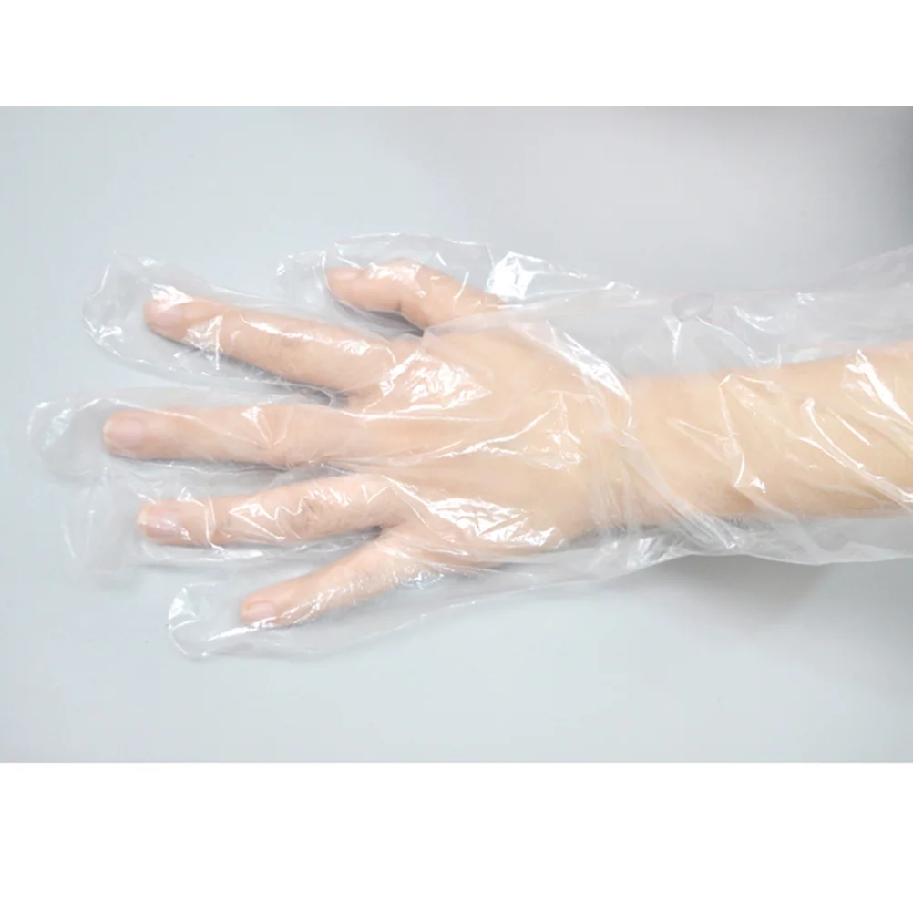 

10 Pairs Waterproof Long Arm Gloves Guard Sleeves Outdoor Extended PE Protection Cover