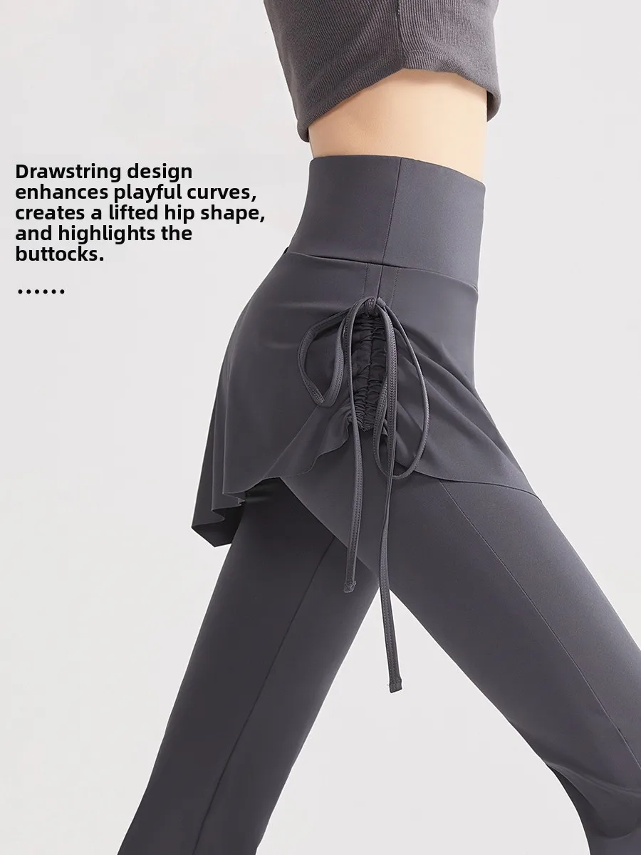 ارتفاع الخصر اليوغا السراويل النسائية Fitn بيلاتيس الجوارب المضادة للضوء تشديد بعقب تلوح في الأفق السراويل الطويلة السراويل البوليستر دنة